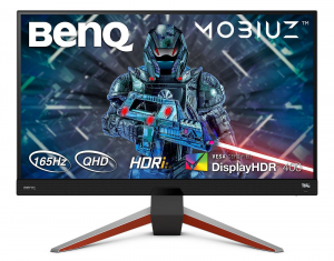 Benq Mobiuz Ex2710Q Monitor Gaming (27 Pollici, Ips, 2K, 165 Hz 1Ms Hdr 400, Freesync Premium, 144 Hz Compatible), Nero, ?8.54 x 24.17 x 21.26 cm; 7.4 Kg