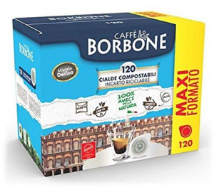 Borbone Box Cialde 44mm Miscela Decisa (Nera) 
120pz