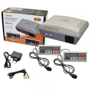 Console Di Gioco Retro Arcade Games 16 Bit 256 Giochi Joystick linq Gc25605