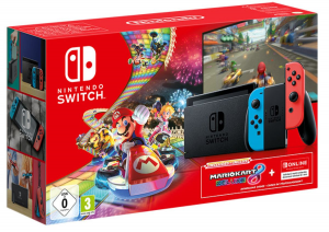 CONSOLE NINTENDO SWITCH 32GB/JOY-CON NEON RED/BLU (NEW 2019)+MARIO KART 8 DELUXE