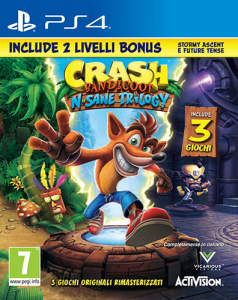 Crash Bandicoot N.Sane Trilogy 2.0

PlayStation 4 - Azione
Versione Italiana