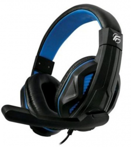 Fenner Tech Cuffie Gaming Soundgame + Microfono PC/Console BLU/VERDE/ROSSO
