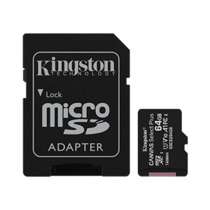KINGSTON MEMORIA MICRO-SDCS2/64GB CLASSE 100 R A1 100MB/s R.
