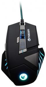 NACON PCGM-300 USB Ottico 2500DPI Mano destra Nero mouse