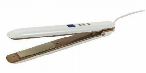PIASTRA PER CAPELLI DIGITALE IN ACCIAIO E PLASTICA 30 W