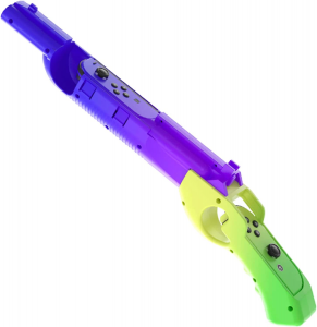 Pistola da Gioco Compatibile con Switch per Splatoon 3, Accessorio di Gioco per Controller Joy-Con Gun di Ricambio per Giochi di Tiro N-Switch/ OLED
