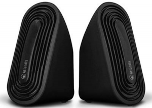 CASSE ATLANTIS "Soundpower 280" 2.0 4W RMS, Nero P003-YDS-216