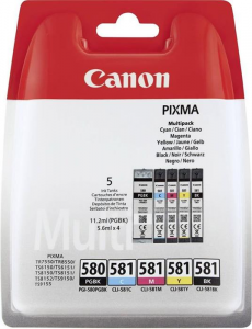 Canon PGI-580/CLI-581 Originale Nero, Ciano, Magenta, Giallo