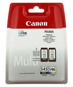 MULTIPACK CANON PG-545 + CL-546 8287B005/B006 X PIXMA MG2450/MG2550