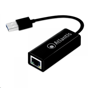 ADATTATORE DA USB3.0 A PORTA LAN GIGABIT ADAPTER 10/100/1000MBIT ATLANTIS A02-UTL30 -GARANZIA 2 ANNI- FINO:24/12