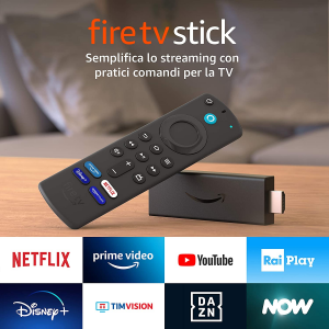 Fire TV Stick con telecomando vocale Alexa (con comandi per la TV) | Streaming in HD