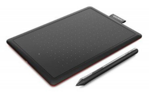 Wacom One by Medium tavoletta grafica Nero 2540 lpi (linee per pollice) 216 x 135 mm USB