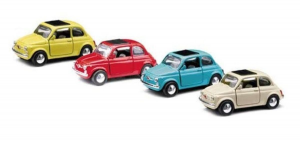 NEWRAY FIAT 500F SCALA 1:32 4 COLORI ASS 50713ASS