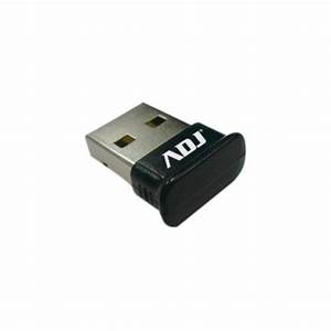 Mini BluetoothÂ® Adapter ADJ V4.0 AC400 - Mini Adattatore Chiavetta USB - Trasmissione audio: 60 Metri - Trasmissione dati: 100 Metri - Dimensioni Ultracompatte - Colore Nero