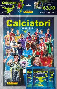 PANINI Stickers Calciatori 2023-24 Album + 3 Buste