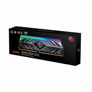 Ddr4 8Gb 3200 Mhz Xpg Spectrix D41 Cl18 Rgb Led Strip Titanium