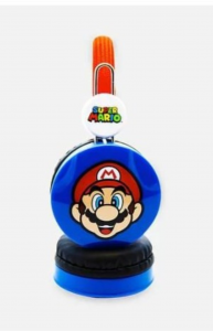 OTL Technologies Super Mario Cuffie Cablato A Padiglione MUSICA Nero, Blu, Rosso, Bianco