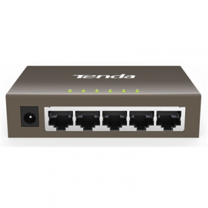 SWITCH 5P LAN GIGABIT TENDA TEG1005D DESKTOP SUPP.AUTOPOLARITÃ  SU OGNI PORTA - GARANZIA 3 ANNI-