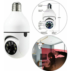 Telecamera Wireless Attacco Lampadina 1080 H.265 Smart Camera