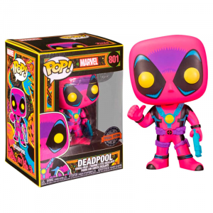 Pop Figura Marvel Deadpool Blacklight Esclusiva Funko
