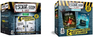 Cranio Creations Escape room-Gioco da Tavolo, Multicolore, CC111 & Escape Room 2 Giocatori Horror CC273, Blu