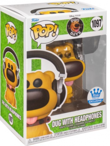 Funko Pop ! Dug Days : Dug w/ Headphones (1097) Excl. EXM