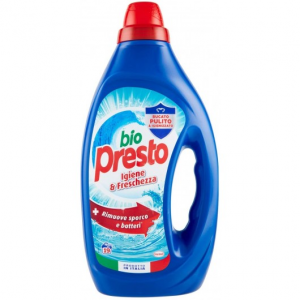 BIO PRESTO LAVATRICE LIQUIDO 19 LAVAGGI IGIENE E FRESCHEZZA
