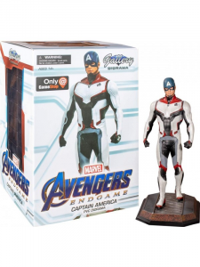 Avengers 4: Endgame - Captain America Team Suit Marvel Gallery 9â€ PVC Diorama Statue