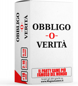 Magma Games | Obbligo o VeritÃ  â€“ Giochi da Tavolo per Adulti e Ragazzi, Carte per Addio al Nubilato e Celibato, Idee Regalo Divertenti per Uomo e Donna, Gioco in Scatola, Passatempo Divertente