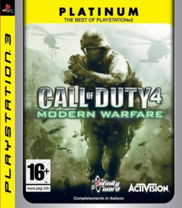 Call Of Duty 4 Modern Warfare PLT Usato

PlayStation 3 - Sparatutto
Versione Italiana