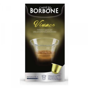 BORBONE CAPSULE COMP.NESPRESSO ALLUMINIO VIVACE 10PZ