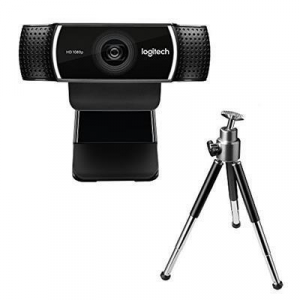 Logitech C922 Pro Stream Webcam con Treppiedi e Microfono Integrato, 1080p/30FPS o 720p/60FPS