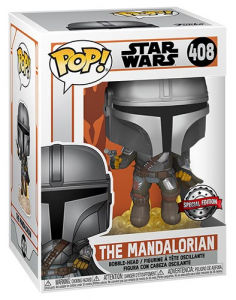 FUNKO POP Star Wars The Mandalorian Flying w/Blaster 408
