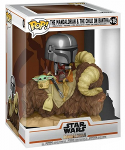 FUNKO POPS Star Wars The Mandalorian & The Child on Bantha