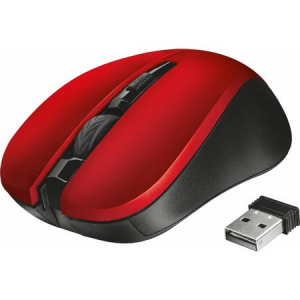 Trust Mydo - Stille Draadloze Muis - Rood