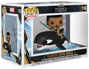 FUNKO POPS Black Panther Wakanda Forever Namor w/Orca 116

in arrivo