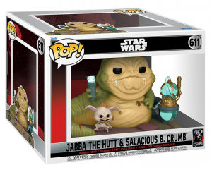 FUNKO POPS Star Wars Jedi 40th Jabba & Salacious Crumb 611