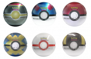 Pokemon Poke Ball Tin Reprint Assortimento