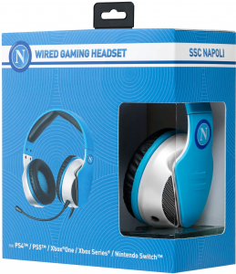 Wired Gaming Headset SSC Napoli (PS4, PS5, XB1, XBX, Switch, PC)