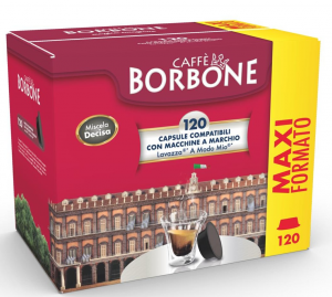 BORBONE CAPSULE COMP. A MODO MIO MISCELA DECISA (NERA) 120PZ