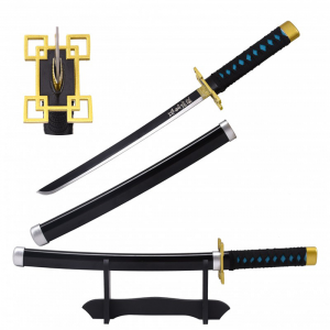 Katan Mini Non Affilata Demon Slayer Muichiro e Supporto
