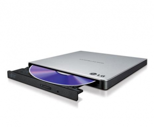 Hitachi-LG Slim Portable DVD-Writer lettore di disco ottico Argento DVDÂ±RW