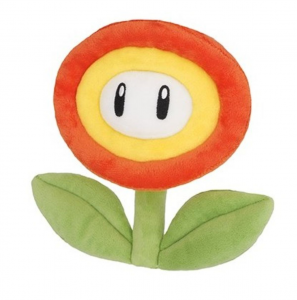 Peluche Nintendo : Fire Flower 18cm (ax2)