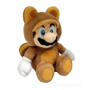 Tanooki Mario Peluche Super Mario 21cm