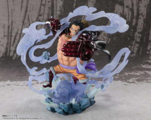 ST One Piece Zero Fig Luffy Gear4 BOM On Onigashima 18cm