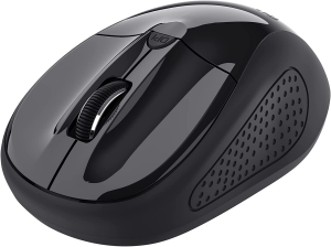 Trust Primo Mouse Ottico Wireless, Mouse per Laptop con Ricevitore USB Riponibile, 1000-1600 DPI,