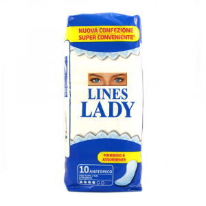 LINES LADY NORMALE ANATOMICO 10 PZ. ASSORBENTI