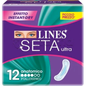 LINES SETA ULTRA ANATOMICO 12 PZ. ASSORBENTI