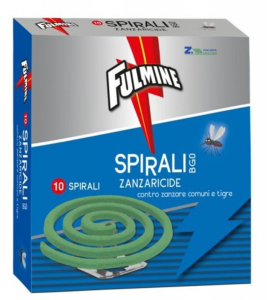 SET 10 PZ SPIRALI BGO INSETTICIDA REPELLENTE CONTRO ZANZARE E INSETTI