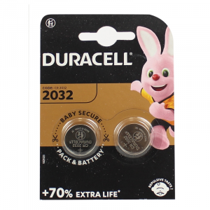 DURACELL BATTERIA LITHIUM LONG LASTING POWER 3 VOLT 2 PZ.2032